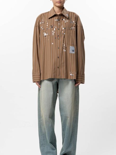 Maison MIHARAYASUHIRO Embellished Stripe Shirt