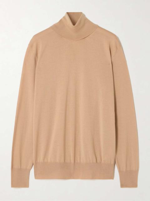 Wool turtleneck sweater