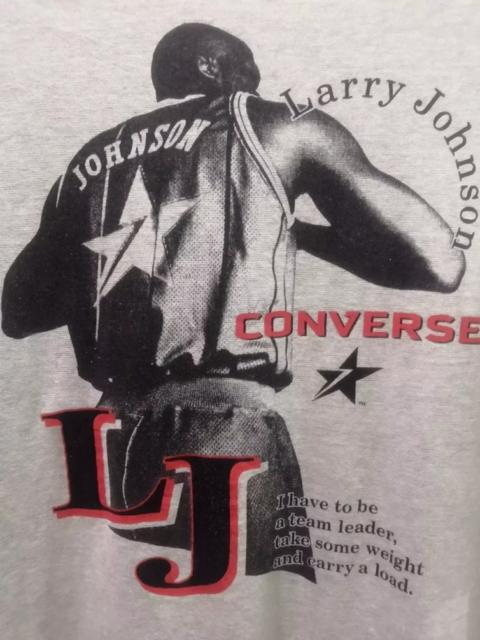 Other Designers Vintage - Vintage NBA Larry Johnson Tee Converse Basket Knick Rodman