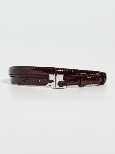 courrèges Ac Naplack 15mm Belt