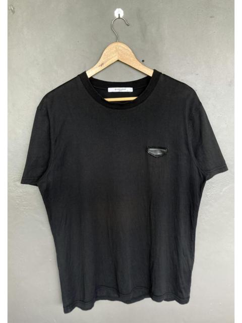 Givenchy Givenchy Leather Patch Logo Slim Tee