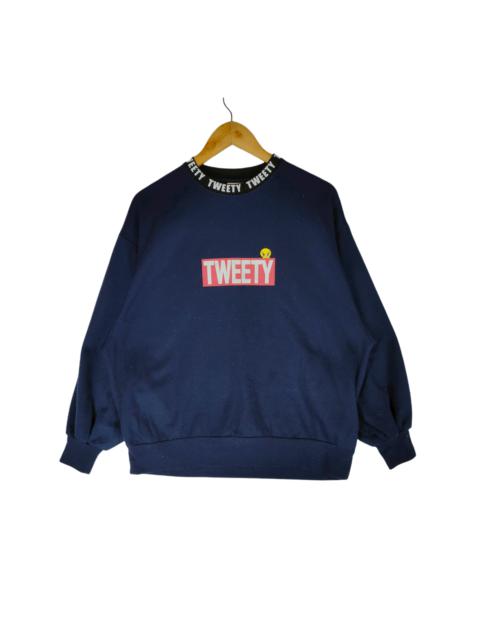 Other Designers Vintage LOONEY TUNES TWEETY Spellout Cartoon Sweatshirt