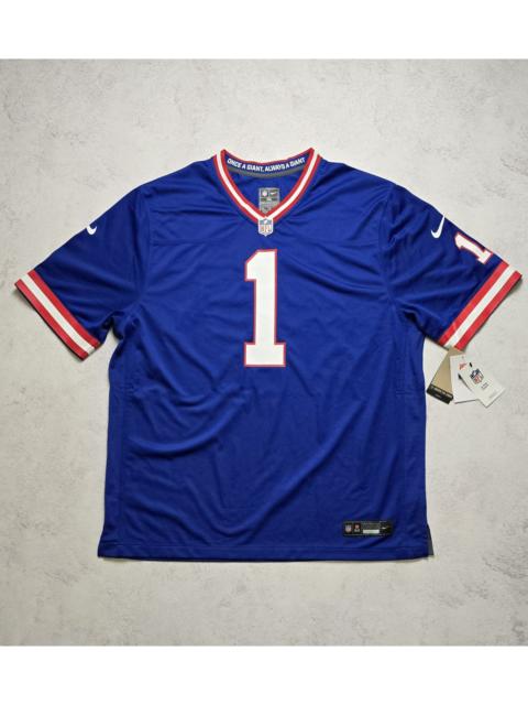 Nike Malik Nabers #1 Giants Nike NFL Game Jersey