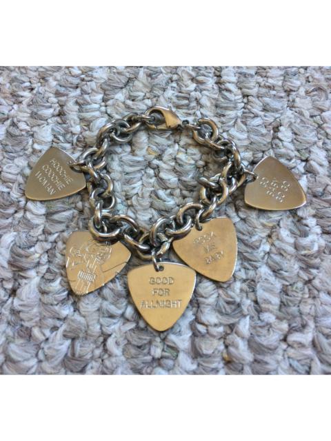 Hysteric Glamour Hysteric Glamour Guitar Pick Charm Bracelet