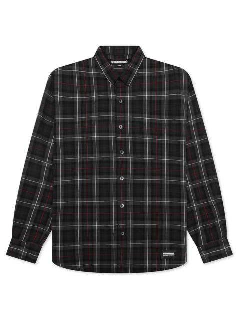 NEIGHBORHOOD TARTAN CHECK L/S SHIRT - BLACK