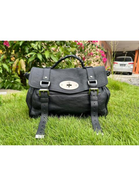 Mulberry Authentic Mulberry Alexa Grained Leather Satchel Bag