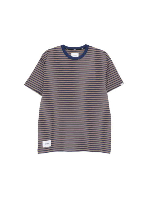 WTAPS striped short-sleeve T-shirt