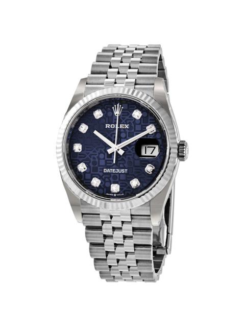 ROLEX Rolex Datejust 36 Blue Jubilee Diamond Dial Ladies Watch 126234BLJDJ