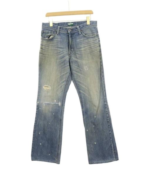 Paul Smith Paul Smith Splattered Paint Distressed Seasoned Denim Jeans