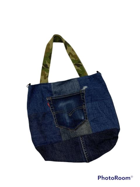 Other Designers Other - REVERSIBLE LEVIS BORO PATCHWORKS TOTE BAG