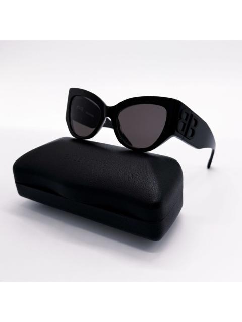 BALENCIAGA New Balenciaga BB0322S 001 Black Oversized Women Sunglasses