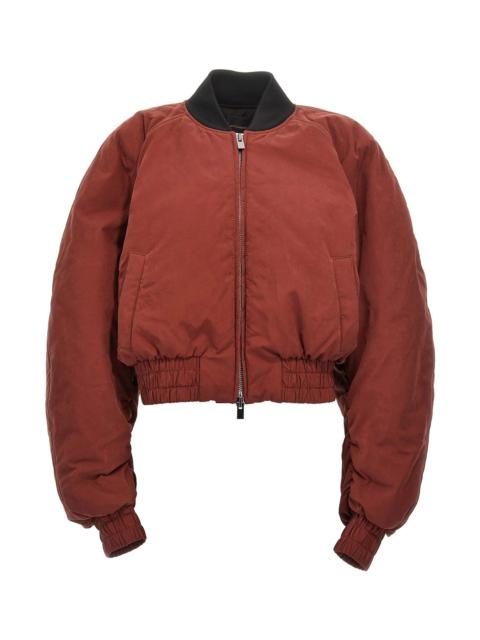 THE ANDAMANE 'Sierra' cropped bomber jacket