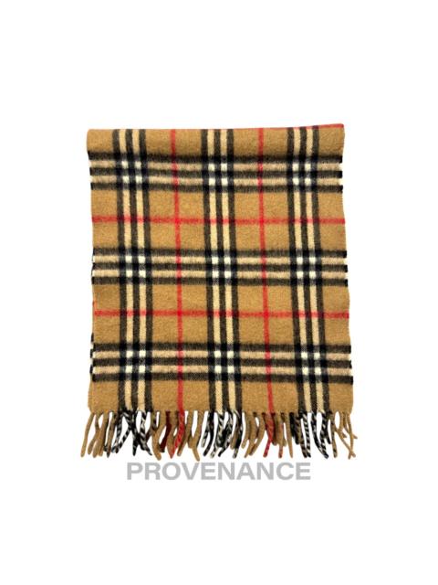 Burberry Vintage Burberrys Scarf Nova Check 100% PURE CASHMERE