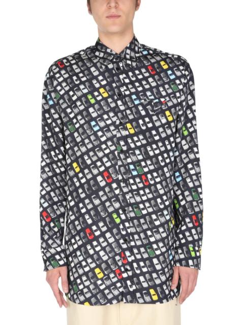 Bottega Veneta Bottega Veneta Men Shirt With Allover Print