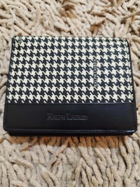 Other Designers Unisex Ralph Lauren Plaid Houndstooth Wallet