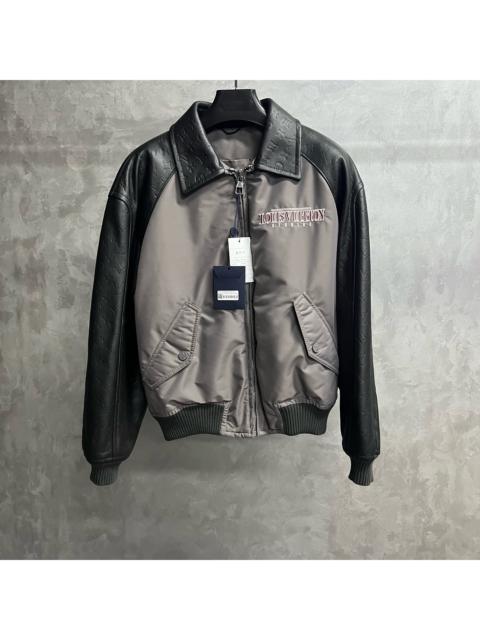 Louis Vuitton Louis Vuitton grey logo embossed print long-sleeved jacket