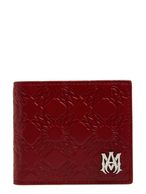 AMIRI AMIRI MA Quad Leather Bifold Wallet in Red Rose at Nordstrom