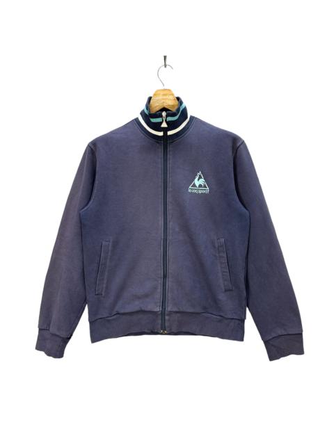 Other Designers Le Coq Sportif Embroidery Small Logo Zipper Sweater #A1-0007