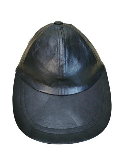 Other Designers Leather - VINTAGE KNOX NEW YORK LEATHER HAT CAP