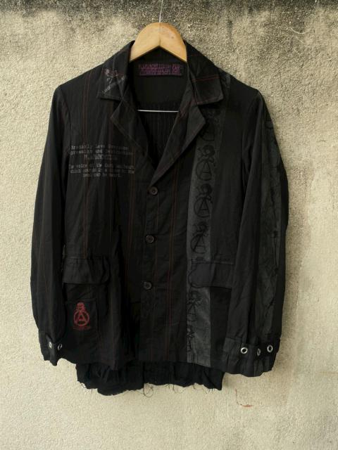 Japanese Brand - Anarchyism Plus H.Naoto Punk Skull Fashion Design Jacket
