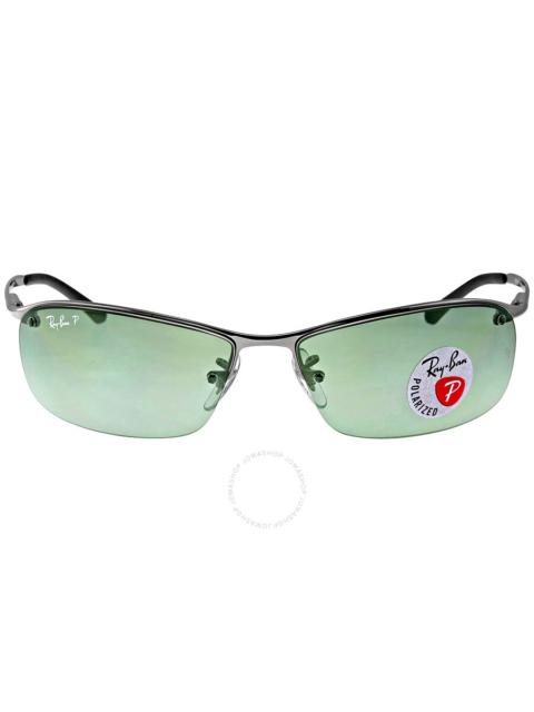 Ray-Ban Ray Ban Polarized Green Classic G-15 Rectangular Men's Sunglasses RB3183 004/9A 63