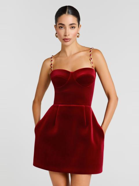 NADINE MERABI Harley Red Dress