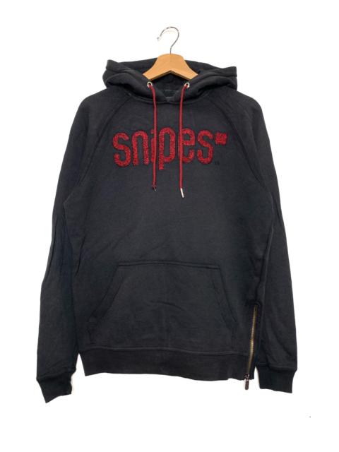 Other Designers Japanese Brand - Snipes Embroidered Spell Out Logo Pullover Hoodie