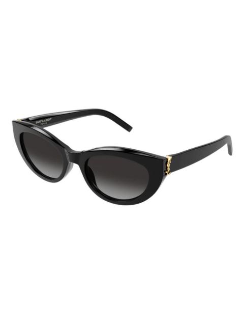 SAINT LAURENT Open Box - Saint Laurent Polarized Grey Cat Eye Ladies Sunglasses SL M115 005 54