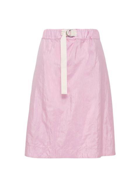 Jil Sander Silk And Nylon Skirt