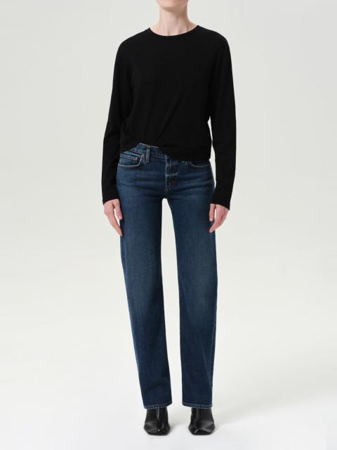 AGOLDE LOW RISE SLIM 29" (COMFORT STRETCH) IN SLICK