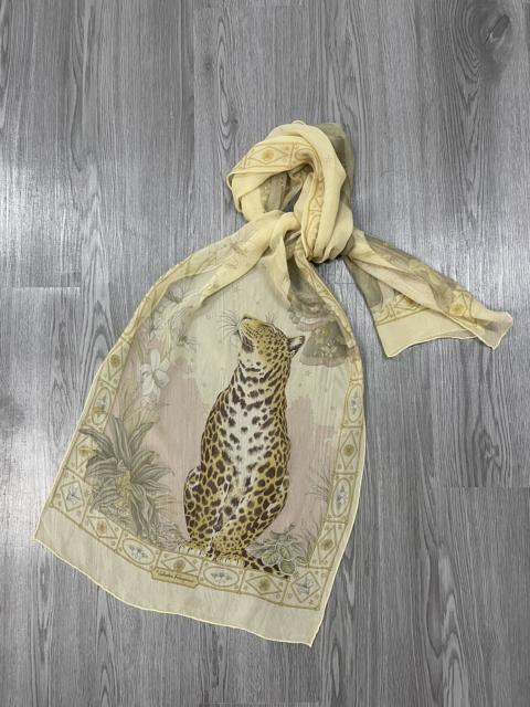 Salvatore Ferragamo Awesome❤️Salvatore Ferragamo Leopard Twill Silk Scarves
