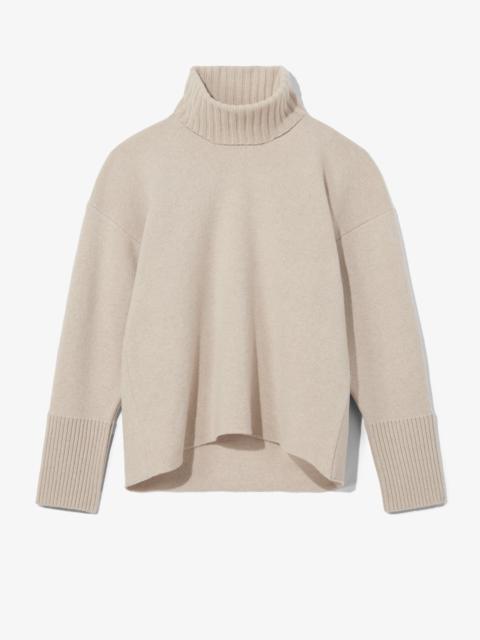 Proenza Schouler Doubleface Eco Cashmere Oversized Turtleneck Sweater