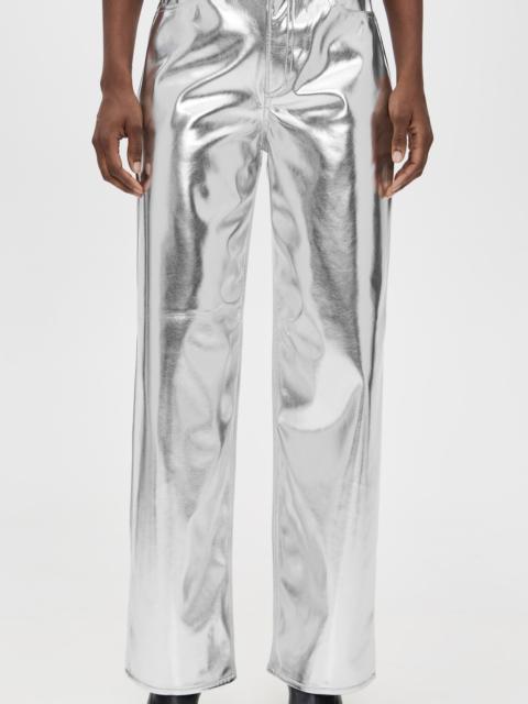 rag & bone Logan Faux Leather Wide Leg Pants