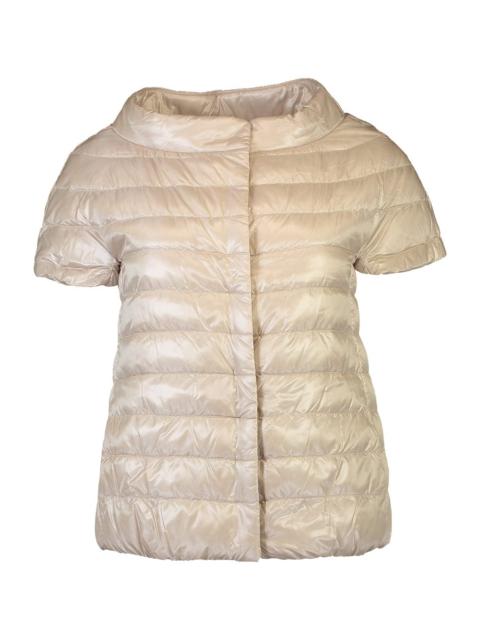 Herno Iconico Emilia Cap Sleeve Jacket - Chantilly