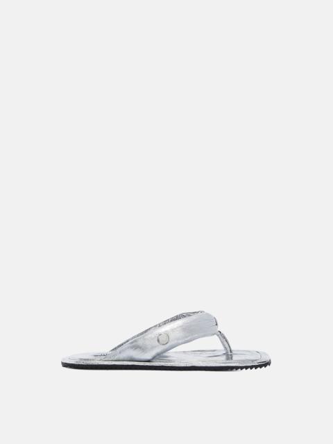 ''INDIE'' SILVER FLAT THONG