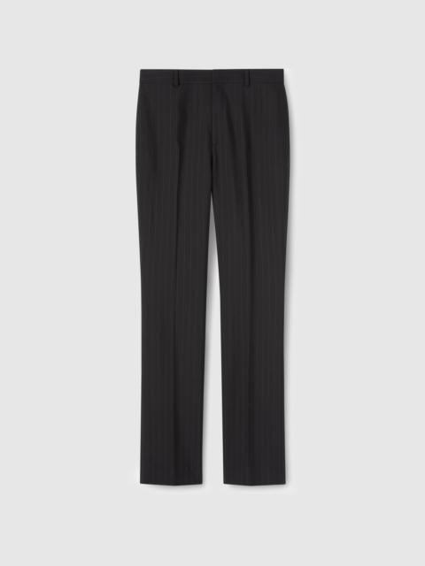 GUCCI Pinstripe Gucci wool jacquard pants