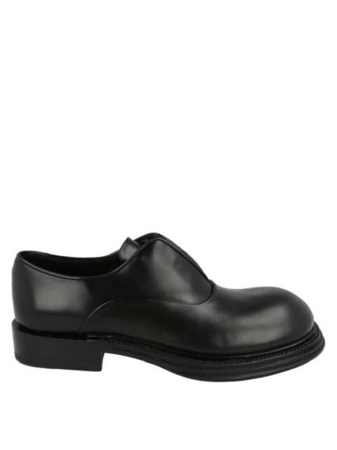 FERRAGAMO Ferragamo Fanni Lace Up Leather Loafers
