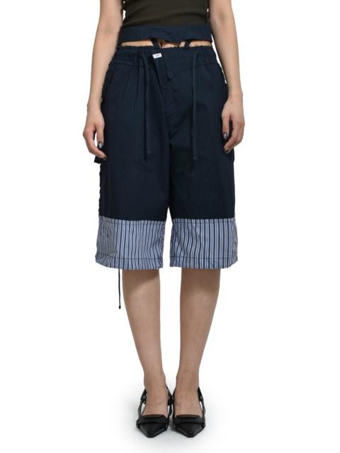 OTTOLINGER BAGGY CARGO SHORTS / BLU