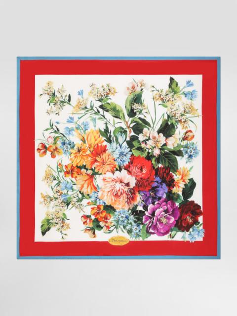 Dolce & Gabbana 90x90 silk twill foulard