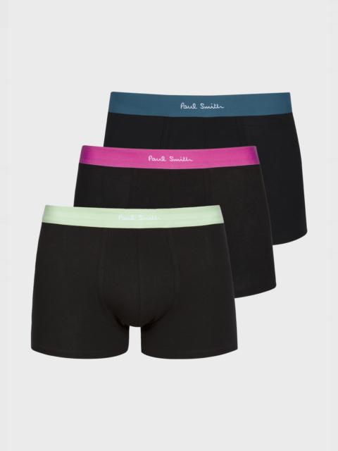 Paul Smith Multicolour Waistband Boxer Briefs Three Pack