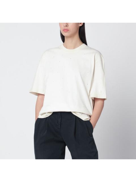 Golden Goose Golden Goose White Vintage Cotton Star T-Shirt Women