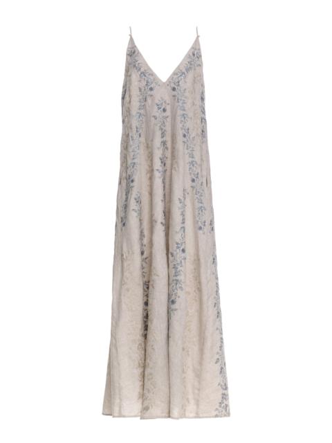 Agua by Agua Bendita Soledad Bougainvillea Maxi Dress