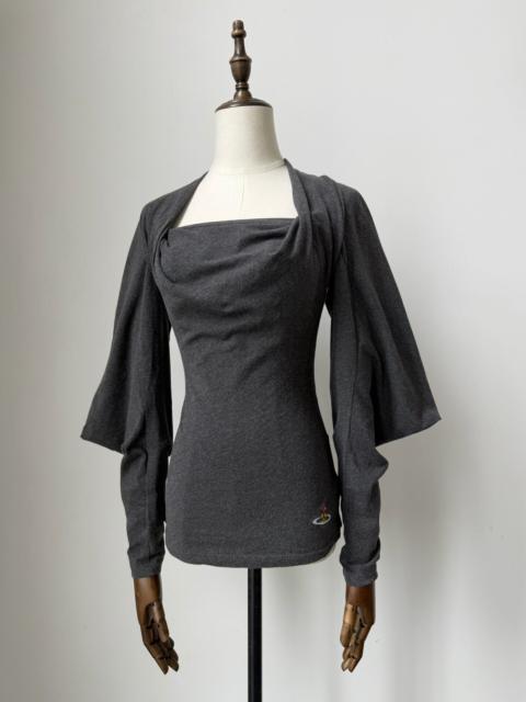 Vivienne Westwood Vivienne Westwood Queen of Punk 1990s Gold Label Ready-to-Wear Line Deconstructed Top