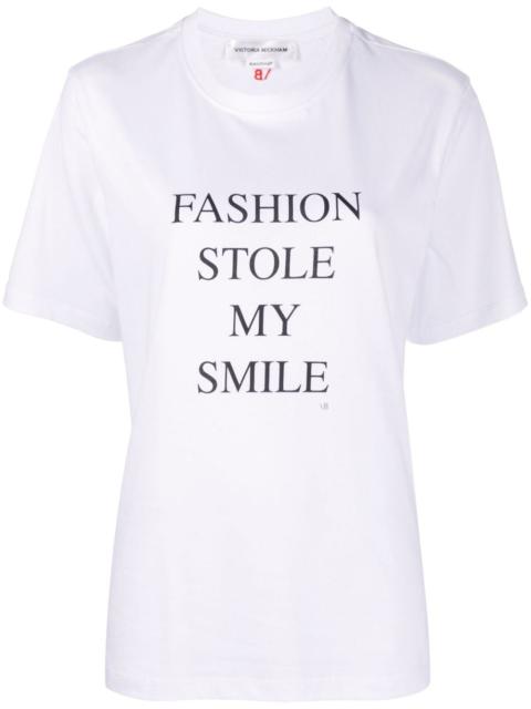 Victoria Beckham Women Fashion Stole My Smile T-Shirt