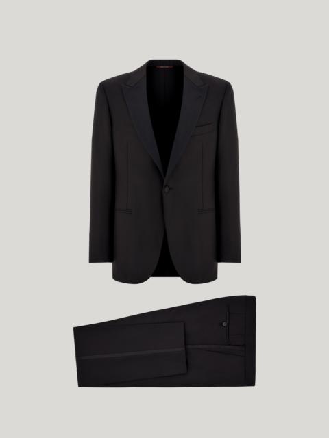 Canali PURE WOOL 150'S BLACK TUXEDO SUIT