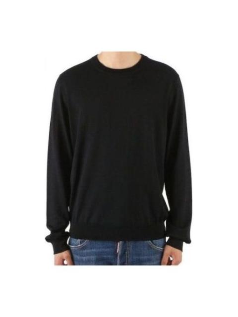 BALENCIAGA Balenciaga Back Print Interlocked BB Sweatshirt 'Black White' 583117T14394170