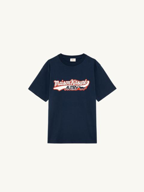 AUTRY UNISEX AUTRY LOGO 'MAISON KITSUNÉ' T-SHIRT