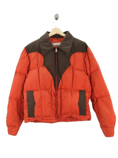 Schott Vtg. Schott N.Y.C. Down Padded Talon Western Two Tone Jacket