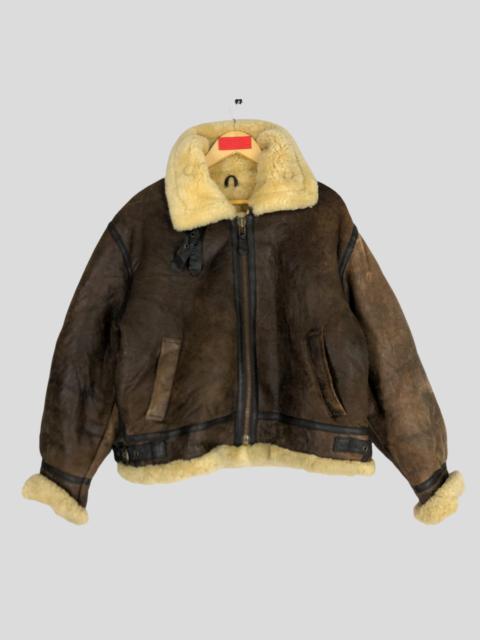 Other Designers Sheepskin Coat - B-3 Leather Jacket by Pottar