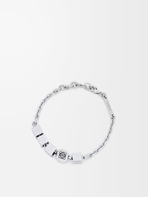Loewe Pebble Cube bracelet in sterling silver